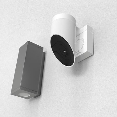Lot de 2 caméras de surveillance SOMFY extérieure ip wifi, gris